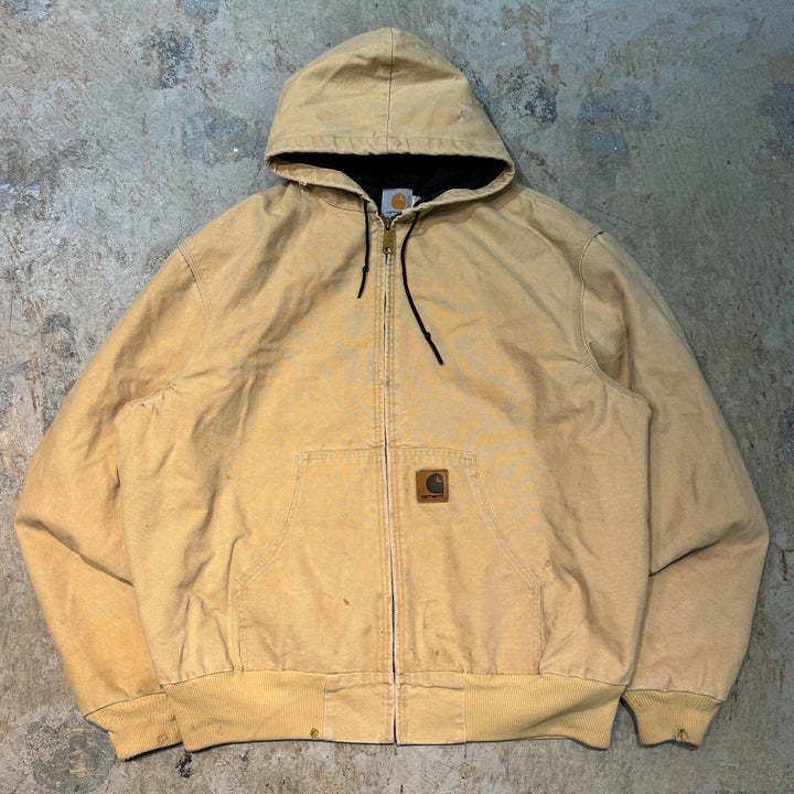 古着 USA製 80's~ Carhartt/ カーハート/ アクティブジャケット/ ダック地/ 裏地キルティング/ サイズXL