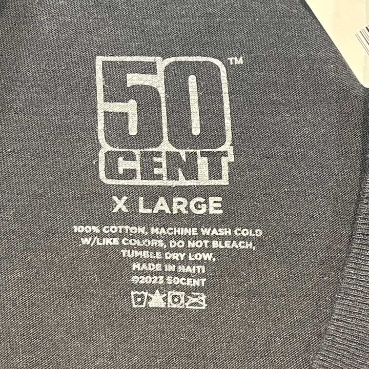 古着 50CENT/ツアーTシャツ/アーティストTシャツ/プリントTシャツ/ サイズXL