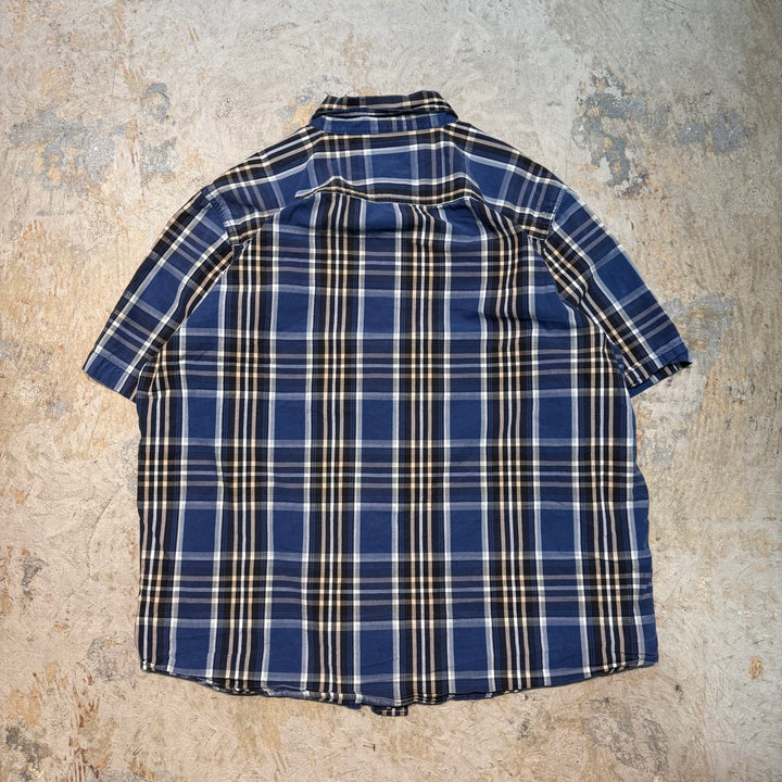 古着 carhartt/ カーハート/ ボタンダウン半袖シャツ/ チェック柄/ サイズXL