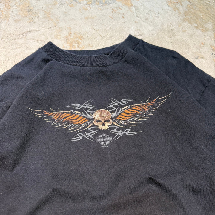 古着 USA製 Harley-Davidson/ハーレーダビッドソン/ プリントTシャツ/ サイズL