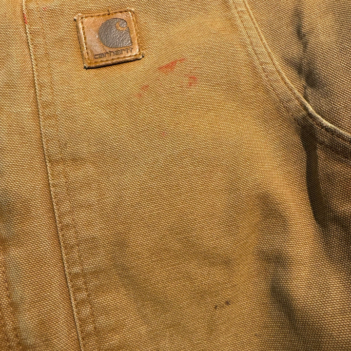 古着 carhartt/ カーハート/ デトロイトジャケット/ 裏地キルティング/ 襟コーデュロイ/ サイズ2XL