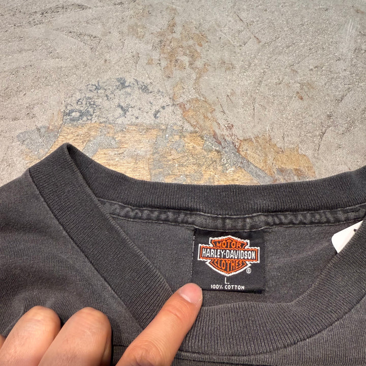 古着 USA製 90's Harley-Davidson/ハーレーダビッドソン/ プリントTシャツ/ サイズL