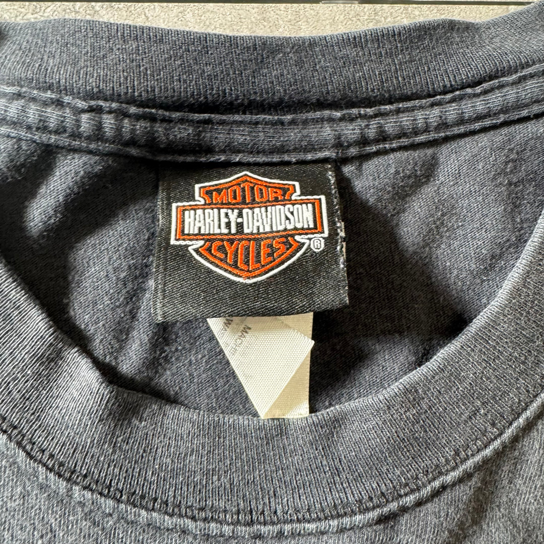 古着 USA製 Harley-Davidson ハーレーダビッドソン プリントTシャツ サイズXL