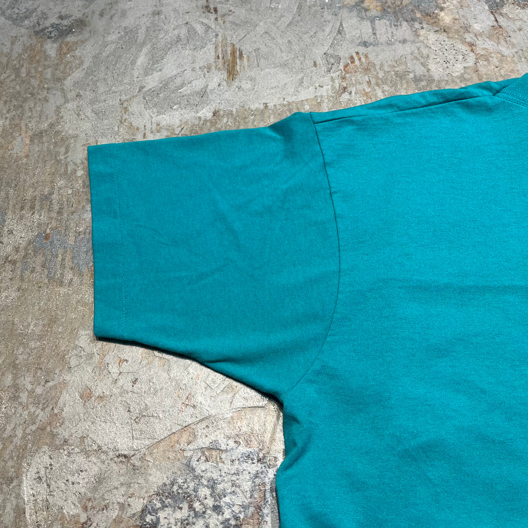 古着 USA製 90's フルーツオブザルームザベスト/ミッキー/ディズニー/ヴィンテージ シングルステッチ Tシャツ/サイズL