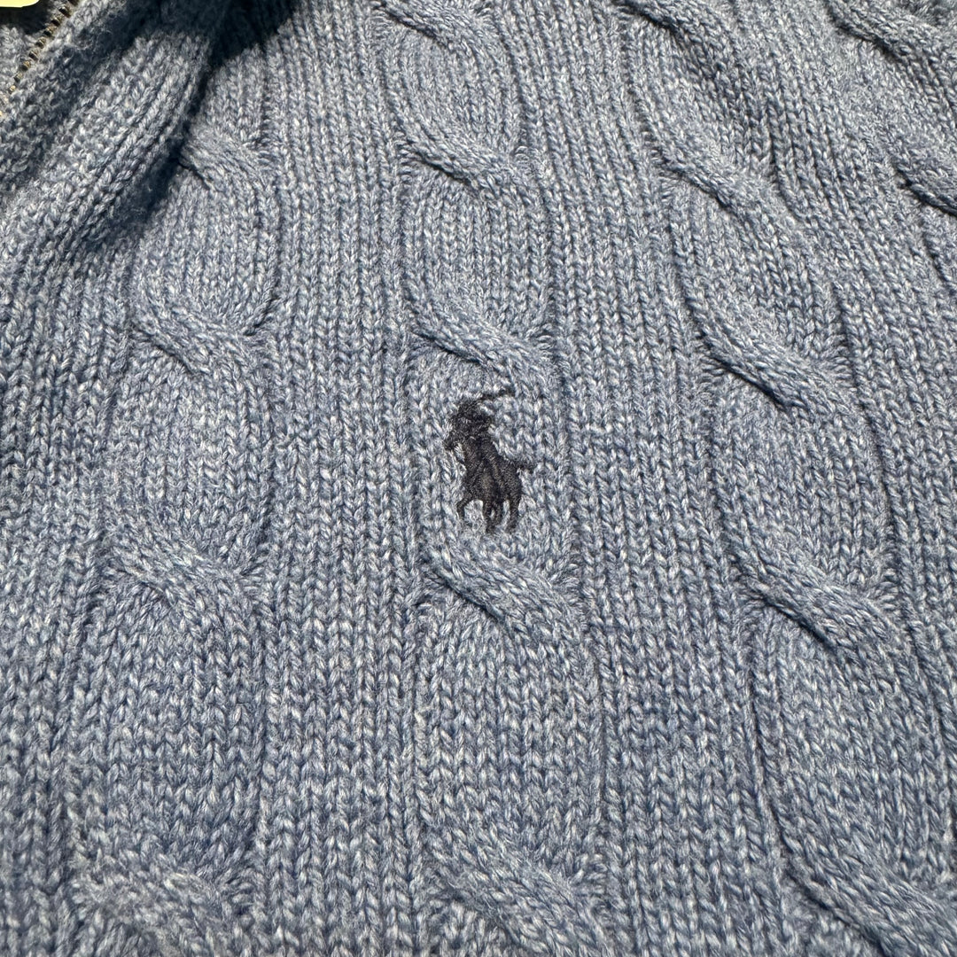 古着 POLO by Ralph Lauren/ ポロ バイ ラルフローレン/ ハーフジップニットセーター/ サイズS
