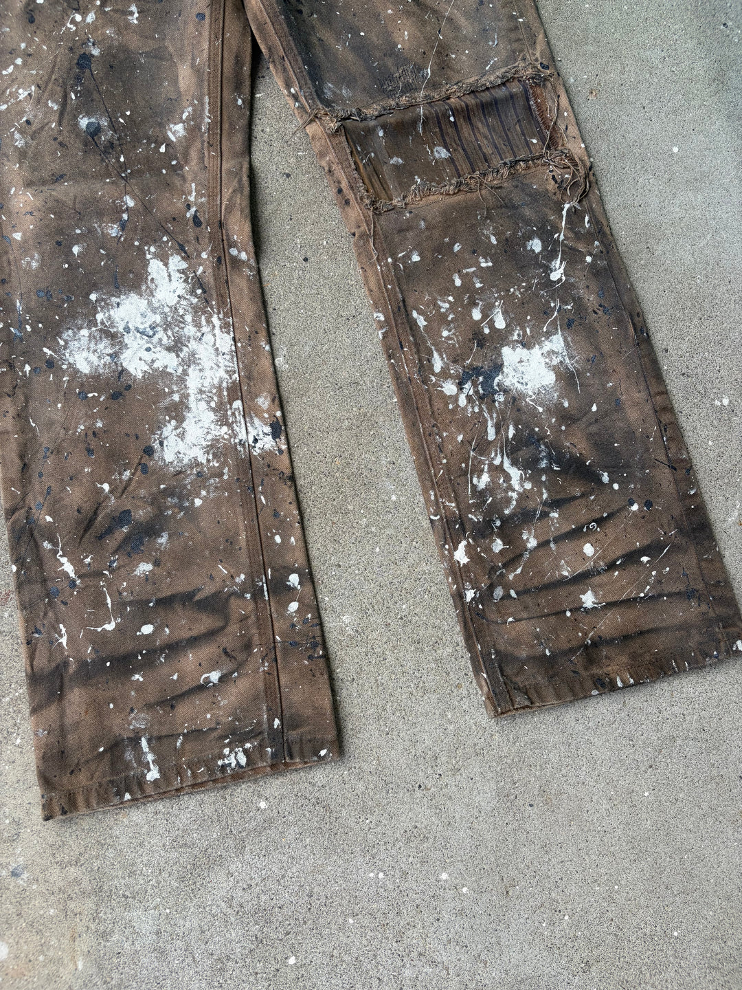Carhartt Black Faded Duck Painter Pants W30 L30