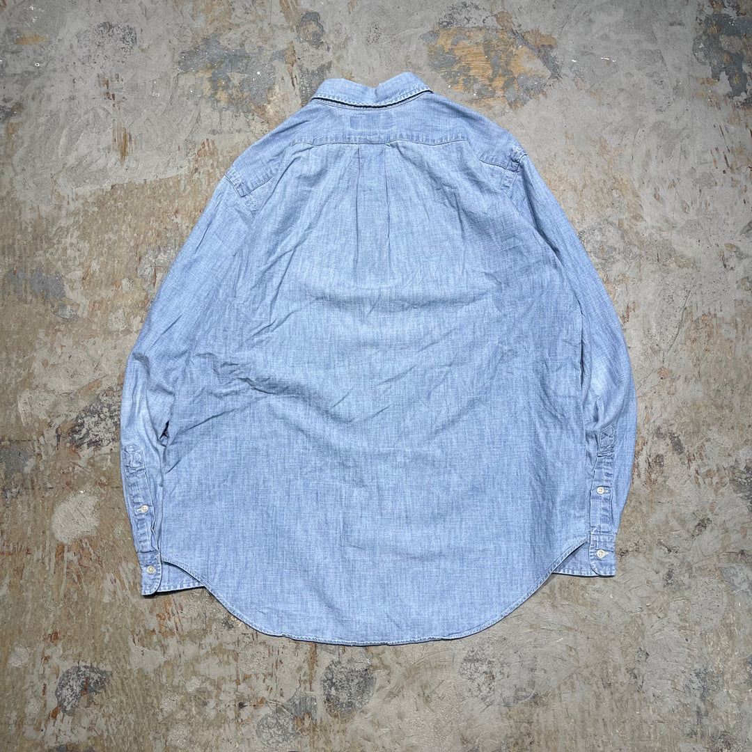 #4318 Ralph Lauren/ラルフローレン L/S B.D Shirts/ボタンダウンシャツ/CLASSIC FIT/サイズL