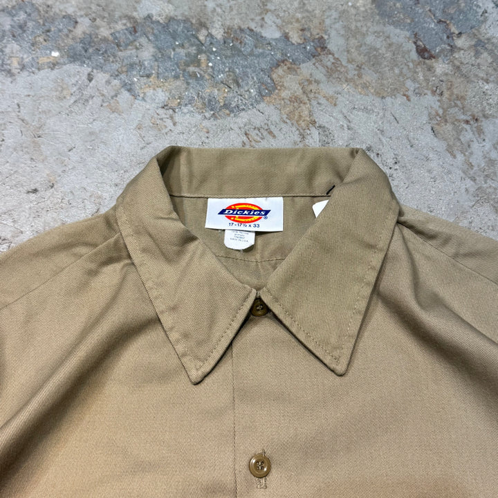 古着 USA製 DICKIES/ ディッキーズ/ワーク長袖シャツ/ サイズXL