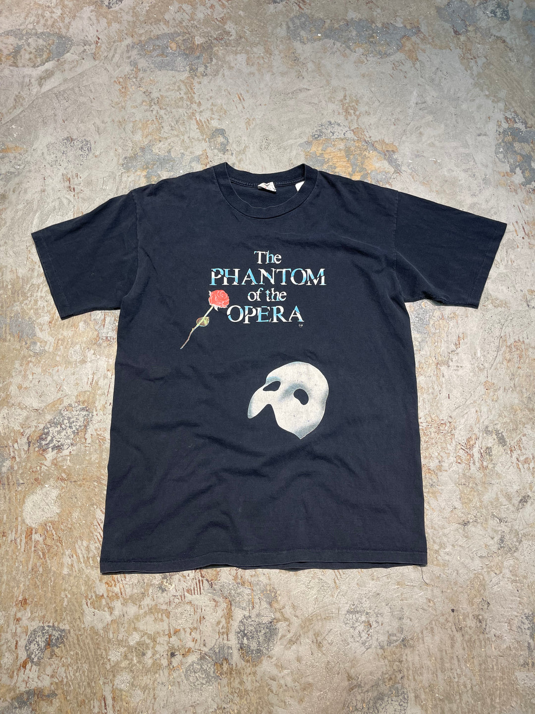 #MA172 古着 USA製 90's オペラ座の怪人/ヴィンテージ シングルステッチ プリントTシャツ/サイズXL