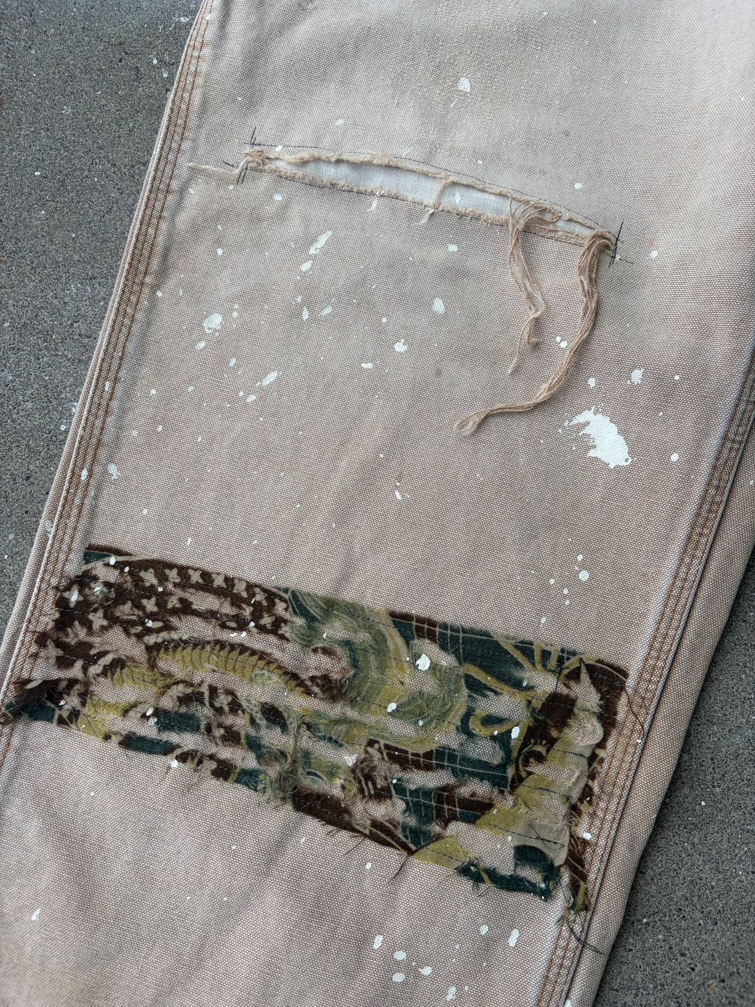 Carhartt Distressed Duck Painter Pants W37 L27