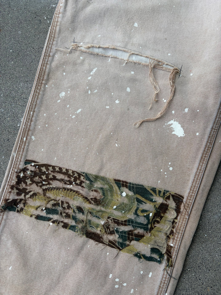 Carhartt Distressed Duck Painter Pants W37 L27