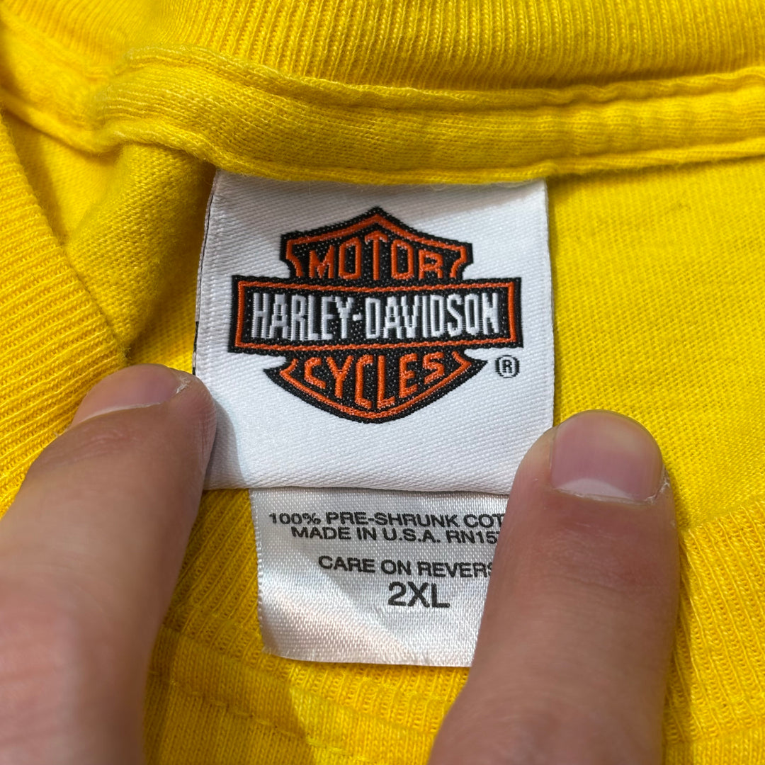 古着 USA製 Harley-Davidson/ハーレーダビッドソン/ プリントTシャツ/ サイズ2XL