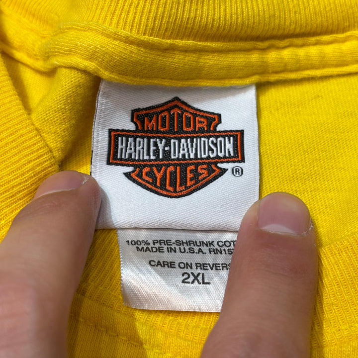 古着 USA製 Harley-Davidson/ハーレーダビッドソン/ プリントTシャツ/ サイズ2XL