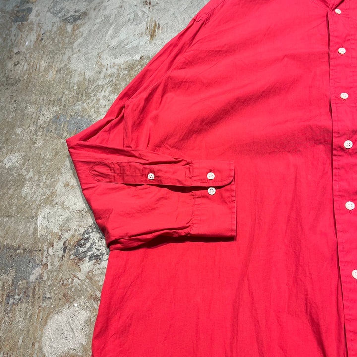 #4376 古着 Ralph Lauren/ラルフローレン/Long Sleeve Button Down Shirt/長袖ボタンダウンシャツ/YARMOUTH/ヤーマス/サイズ17 1/2 34/35