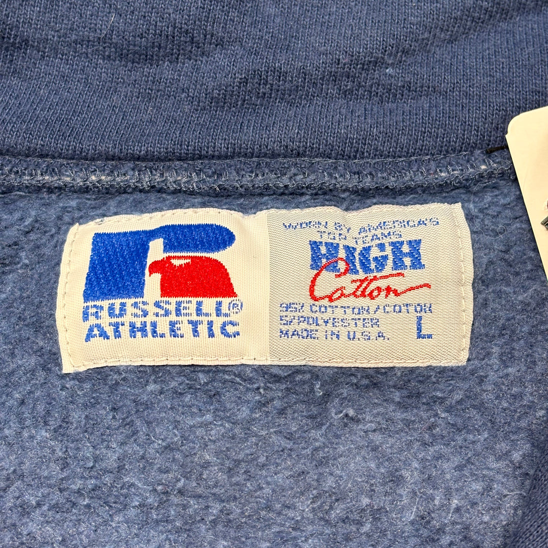 古着 USA製 80's〜 RUSSELL ATHLETIC/ ラッセルアスレチック/ ハーフジップスウェット/ 無地/ サイズL