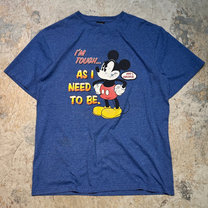 古着 Disney/ ミッキーマウス/ プリントTシャツ/ サイズL