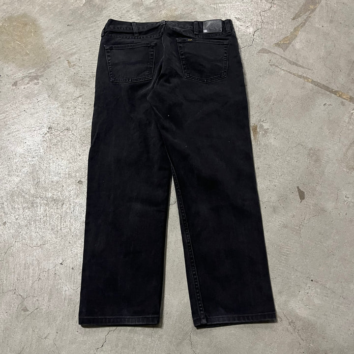 #4207 古着　Lee/リー/Black Denim Pants/ブラックデニムパンツ/サイズ36×29