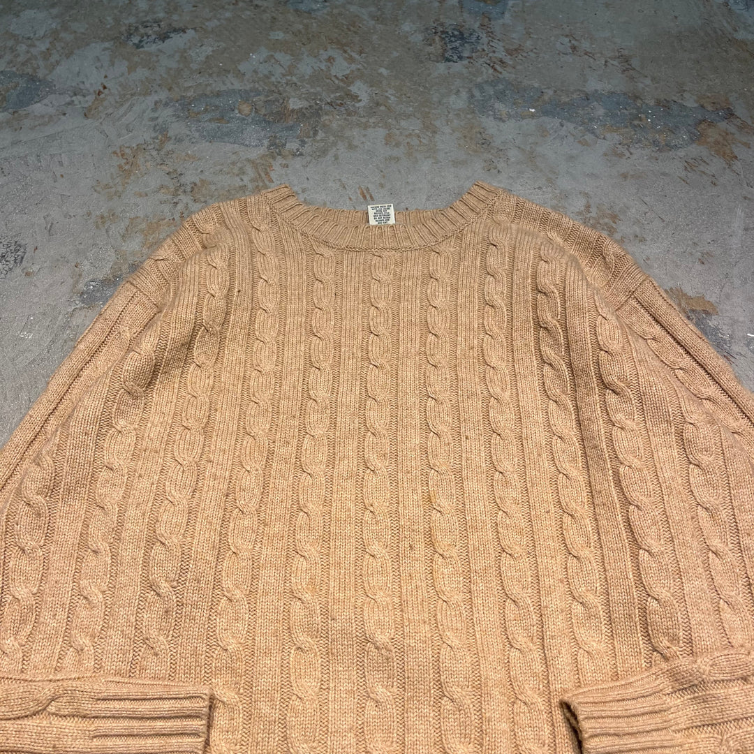 #3376 L.L.Bean/エルエルビーン/Crew neck cotton knit/クルーネックコットンニット/サイズL