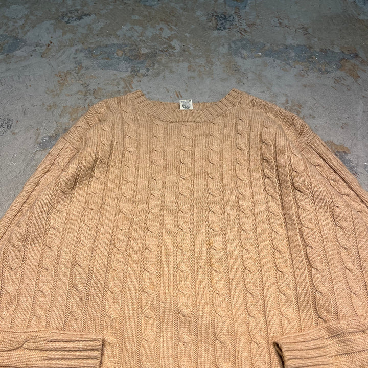 #3376 L.L.Bean/エルエルビーン/Crew neck cotton knit/クルーネックコットンニット/サイズL