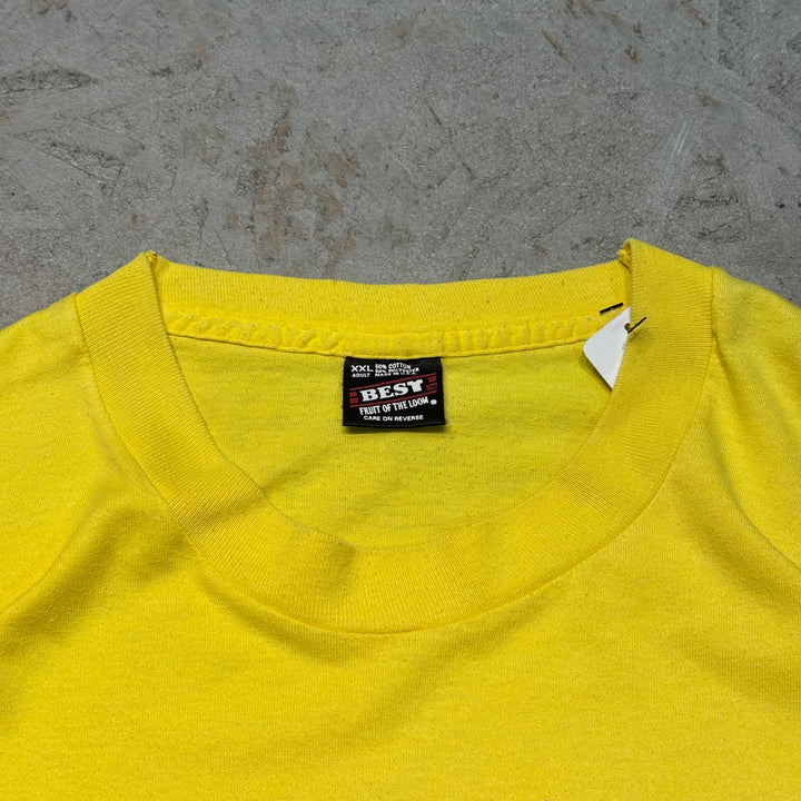 古着 USA製 90's FRUIT OF THE LOOM/ フルーツオブザルーム/ プリントTシャツ/ シングルステッチ/ サイズXXL