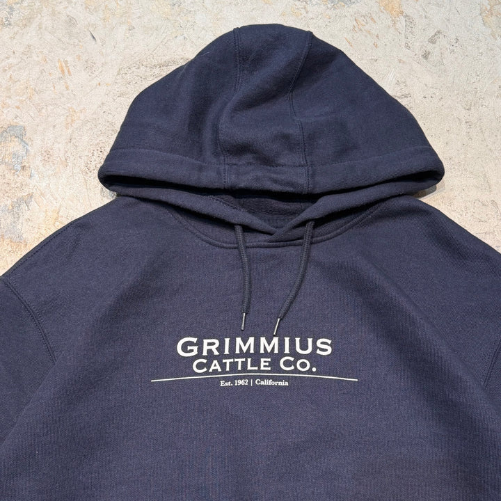 古着 carhartt/ カーハート/ ルーズフィットパーカー/企業ロゴ/サイズL