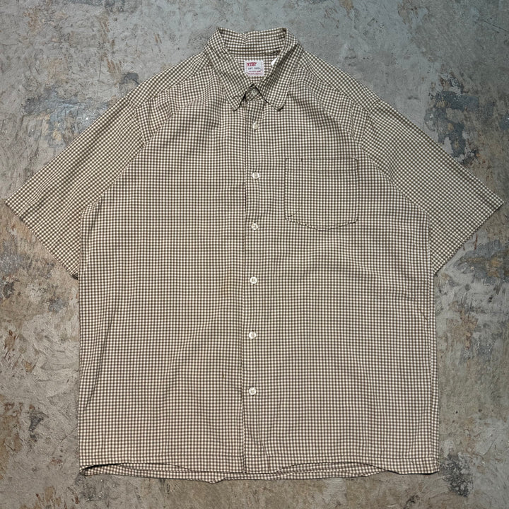 古着 LEVIS/リーバイス /半袖シャツ/チェック柄/サイズL相当