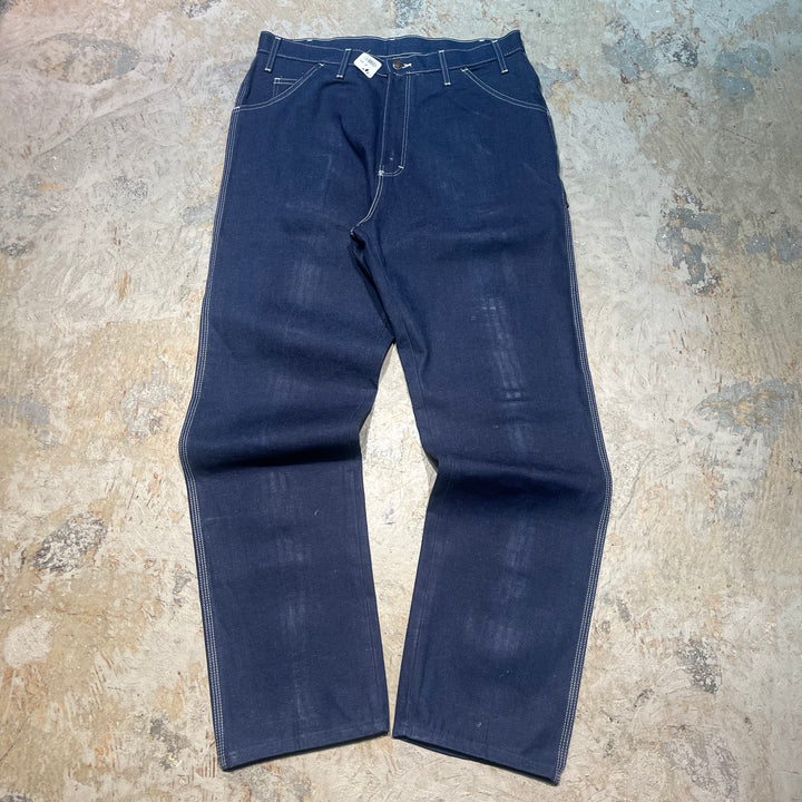古着 90's Dickies/ ディッキーズ/ ペインターデニムパンツ / 実寸サイズ35×33