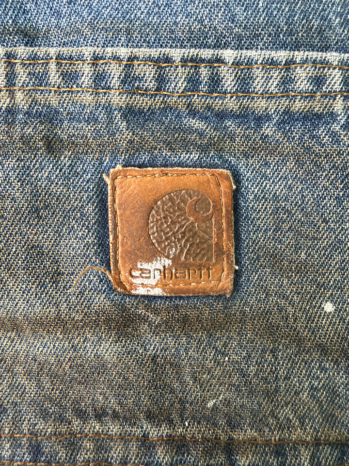 Carhartt Distressed Double Knee Denim Pants W34 L32