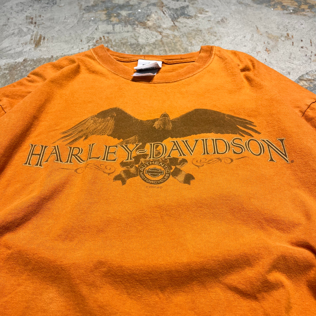 #4452 古着 Harley-Davidson/ハーレーダビッドソン/short sleeve t-shirt Tee/半袖Tシャツ/シングルステッチ/MADE IN U.S.A/サイズXL