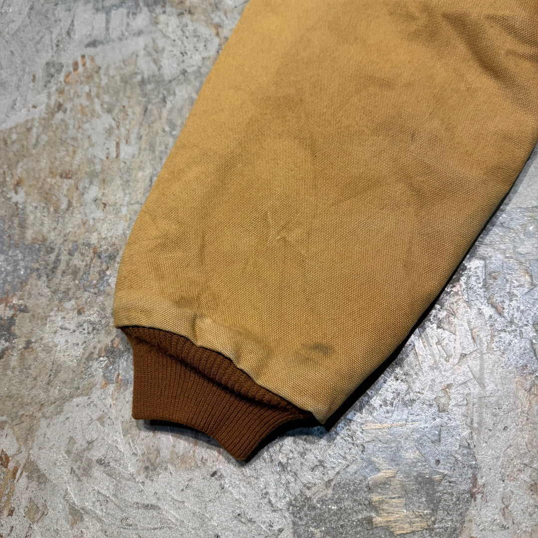 古着 Carhartt/ カーハート/ サンタフェジャケット/ ダック地/ 裏地キルティング/ 襟コーデュロイ/ サイズL相当