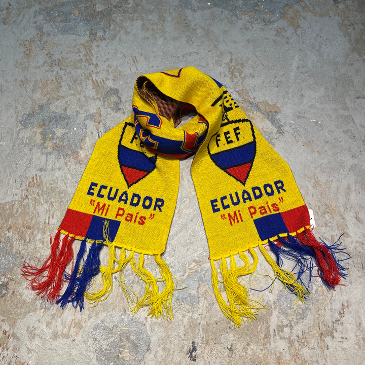 #3034　古着 スポーツマフラー/ECUADOR/BRASIL 2014/F.E.F.