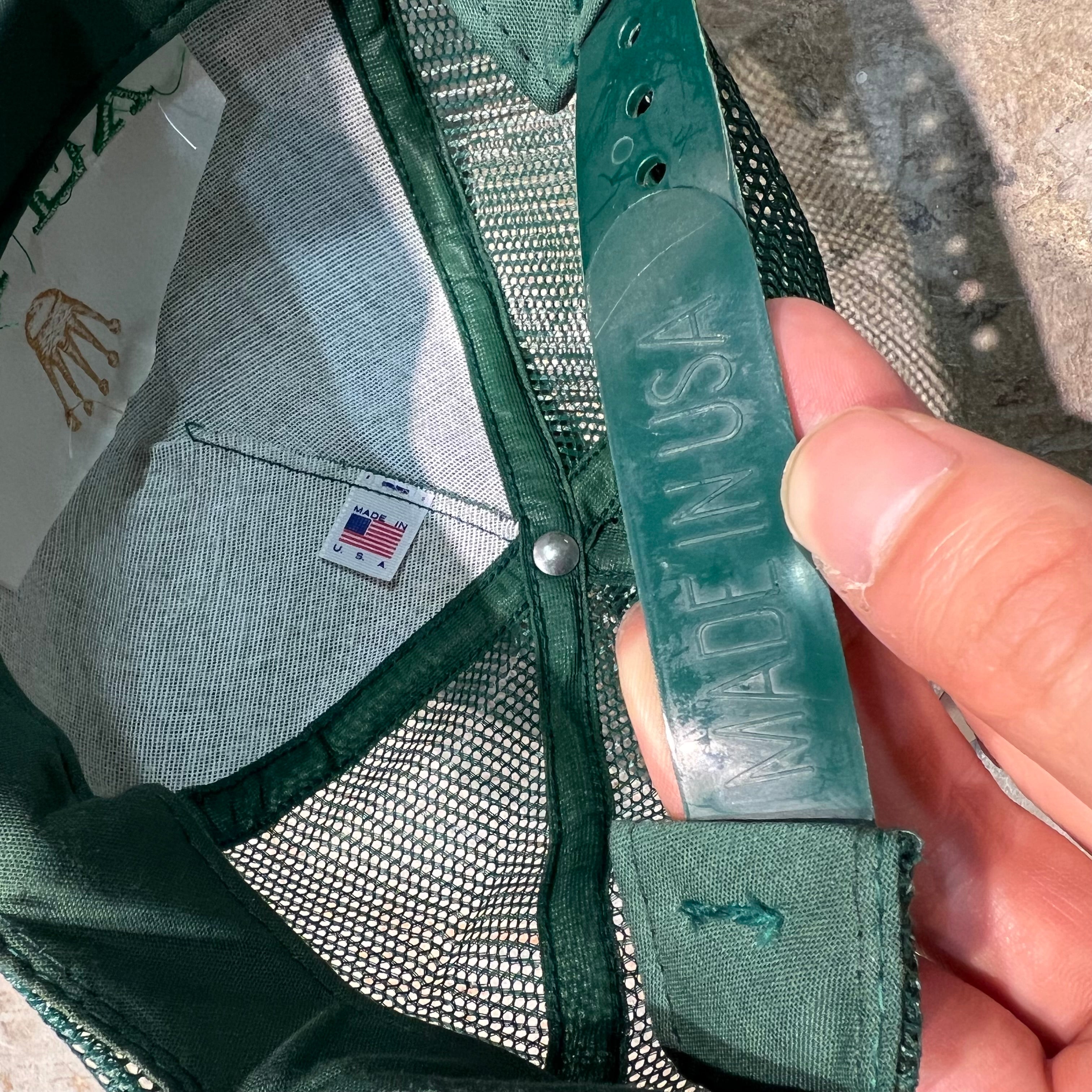 訳あり)古着 USA製 ROLEX/ロレックス Bootleg トラッカーキャップ