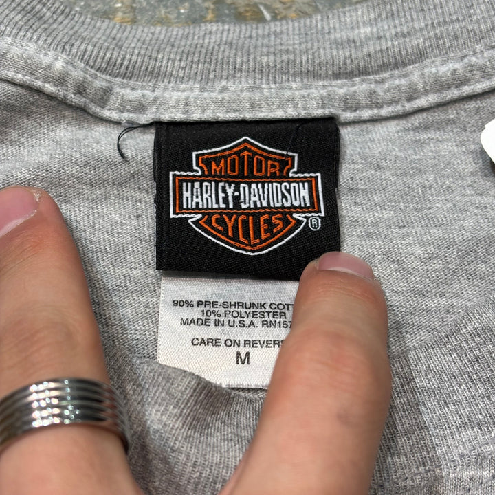 古着 USA製 Harley-Davidson/ハーレーダビッドソン/ プリントTシャツ/ サイズM