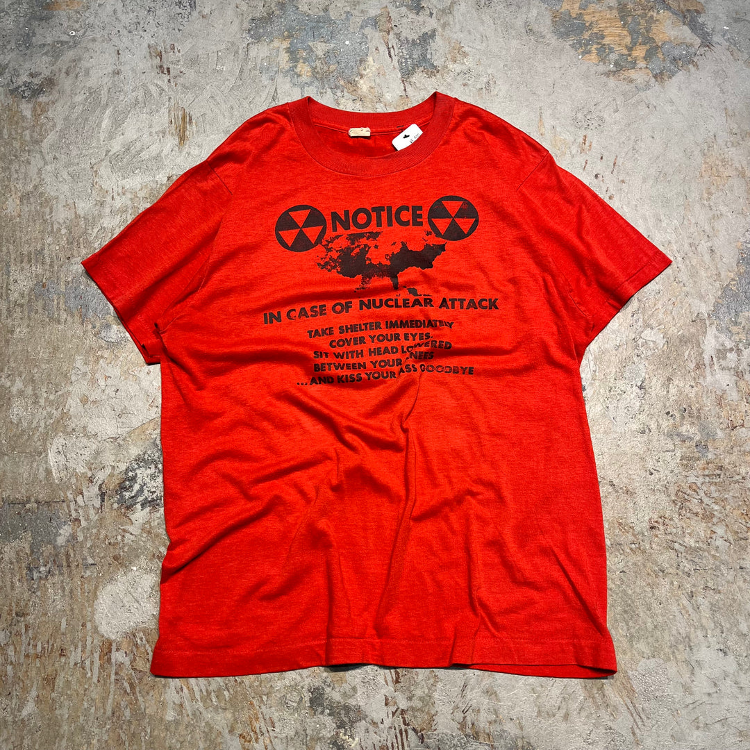 #4799 古着 USA製 80's~ SCREEN STARS/スクリーンスターズ/ヴィンテージ シングル ステッチ Tシャツ/サイズL
