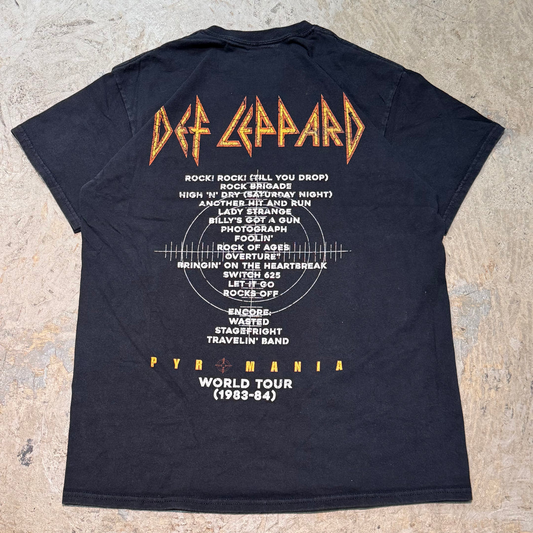 古着 DEF LEPPARD/ デフレパード/ アーティストTシャツ/ サイズS