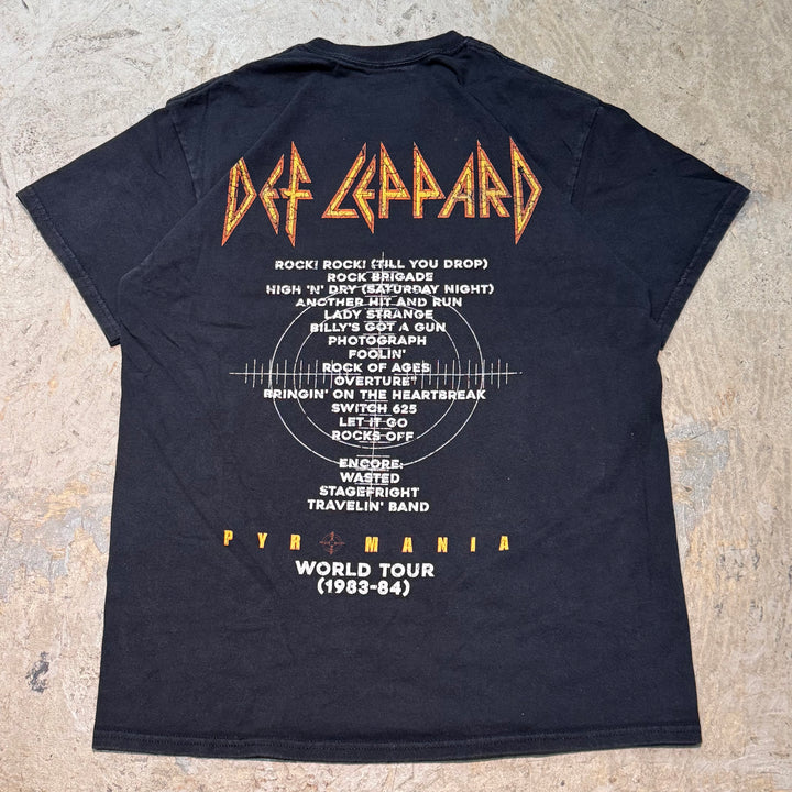 古着 DEF LEPPARD/ デフレパード/ アーティストTシャツ/ サイズS