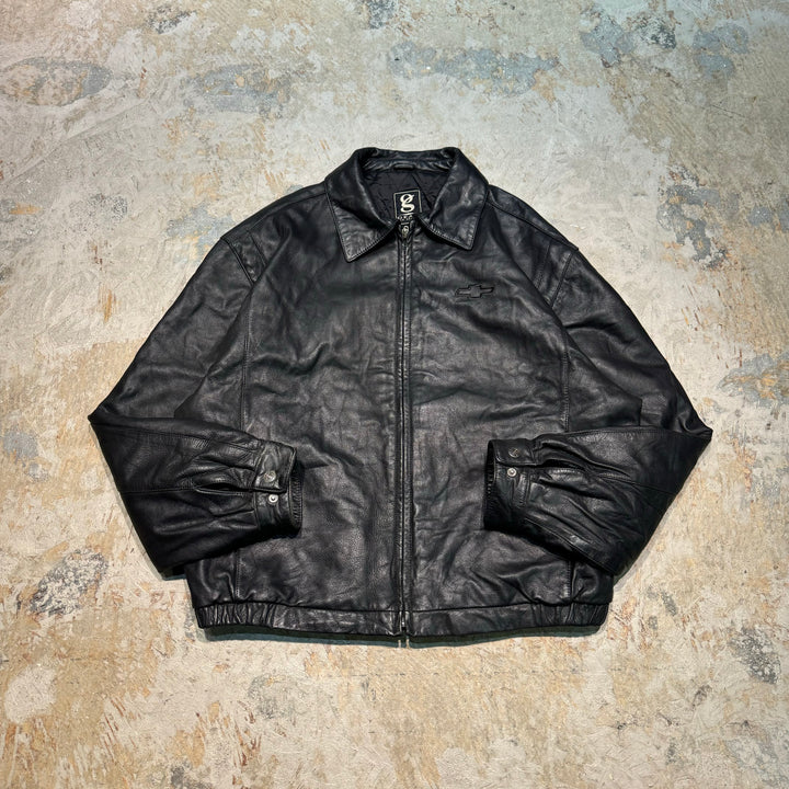 古着 GEAR FOR SPORTS/ ギアー/ ジップアップレザージャケット/ サイズXL