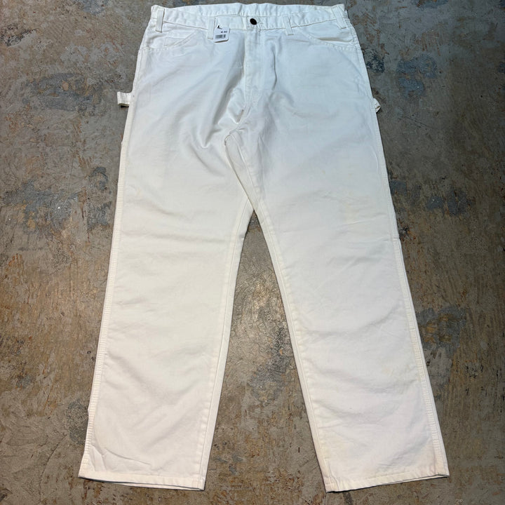 古着 Dickies×SHERWIN WILLIAMS/ディッキーズ× シャーウィン・ウィリアムズ/ ペインターパンツ / 企業ロゴ/ 実寸サイズ37×29
