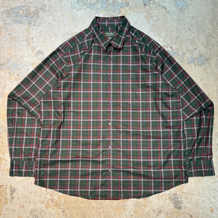古着 Eddie Bauer/ エディー･バウアー/ 長袖シャツ/ チェック柄/ サイズXL