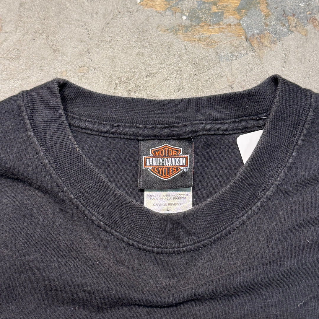 古着 USA製 Harley-Davidson/ハーレーダビッドソン/ プリントTシャツ/ サイズL