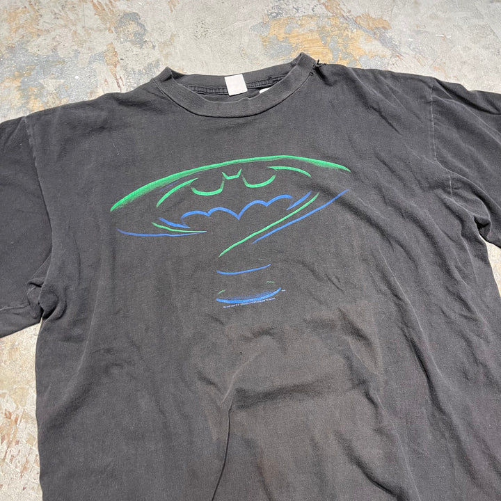 #4493 古着 95's Vintage/short sleeve print t-shirt Tee/半袖プリントTシャツ/BATMAN/バットマン/サイズL相当