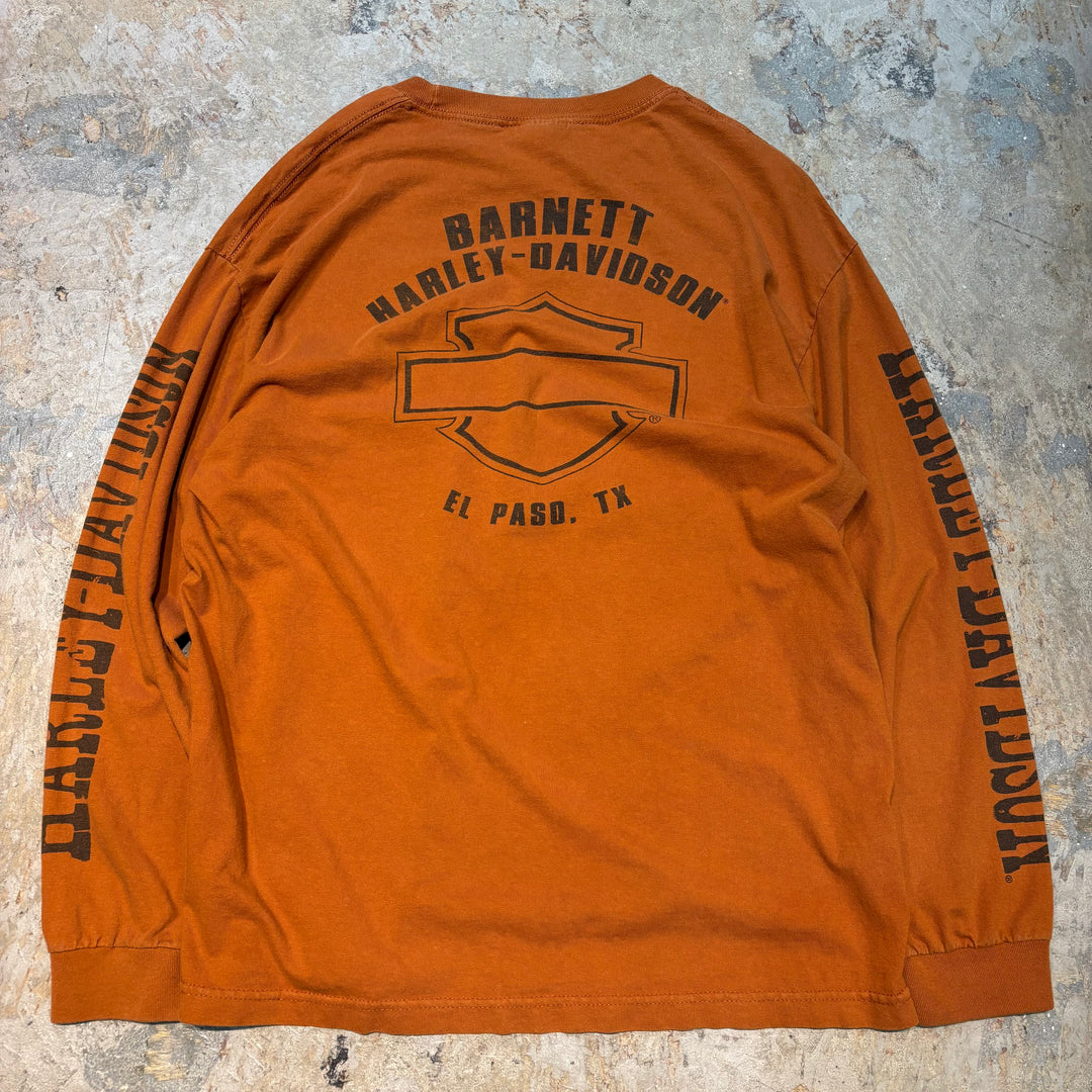 古着 Harley-Davidson/ハーレーダビッドソン/ プリントロングスリーブTシャツ/ サイズXL