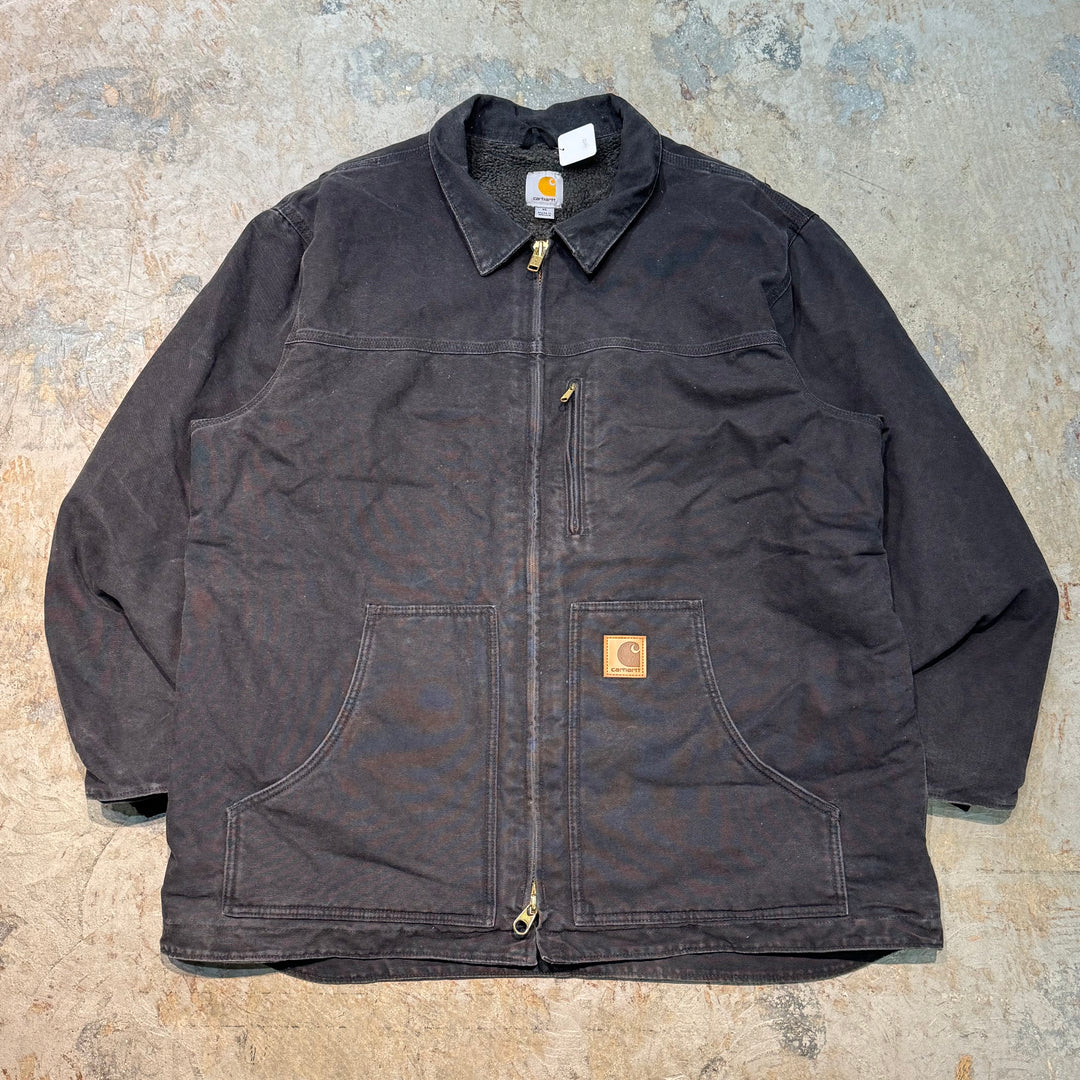 古着 Carhartt/ カーハート/ ネックウォーム リリッジコート/ ダック地/ 裏地ボア/ サイズXL