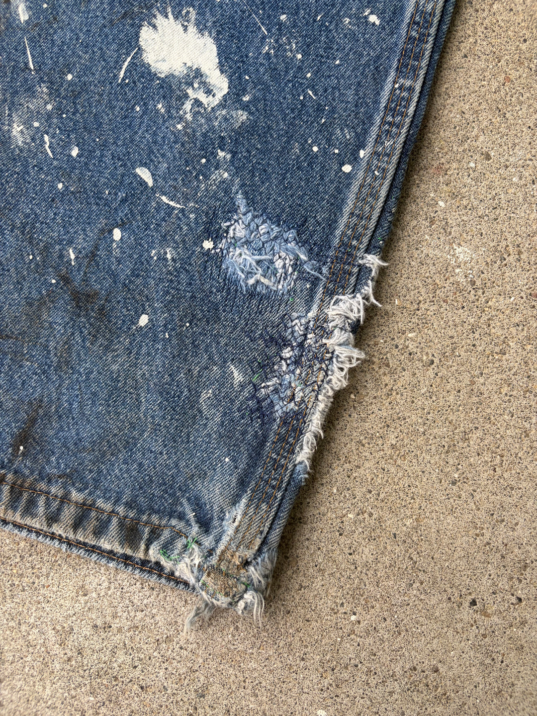 Carhartt Distressed Double Knee Denim Pants W34 L32