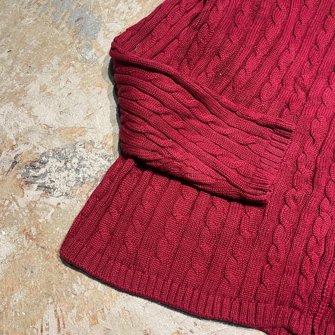 #3366 L.L.Bean/エルエルビーン/zip up knit/ジップアップニット/サイズ2X