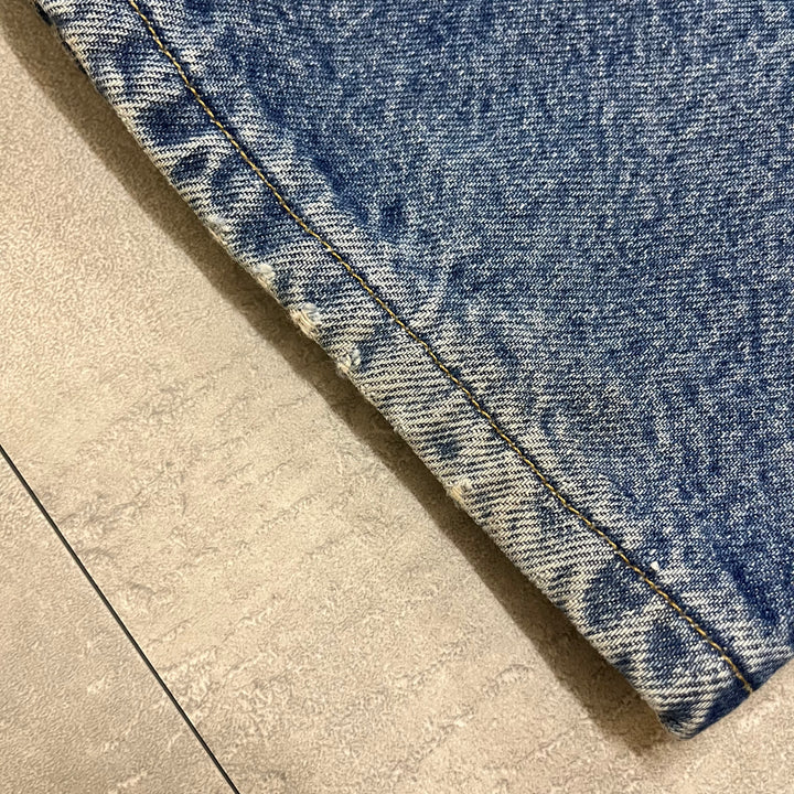#1763 古着 Carhartt/カーハート / Denim Pants/デニムパンツ / ジーンズ / Relaxed Fit / 裏地チェック柄 / サイズ38×30
