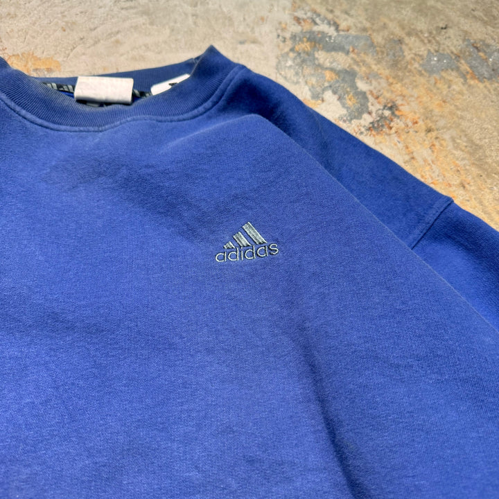 古着 90's adidas/アディダス/クルーネックスウェット/サイズM-L相当