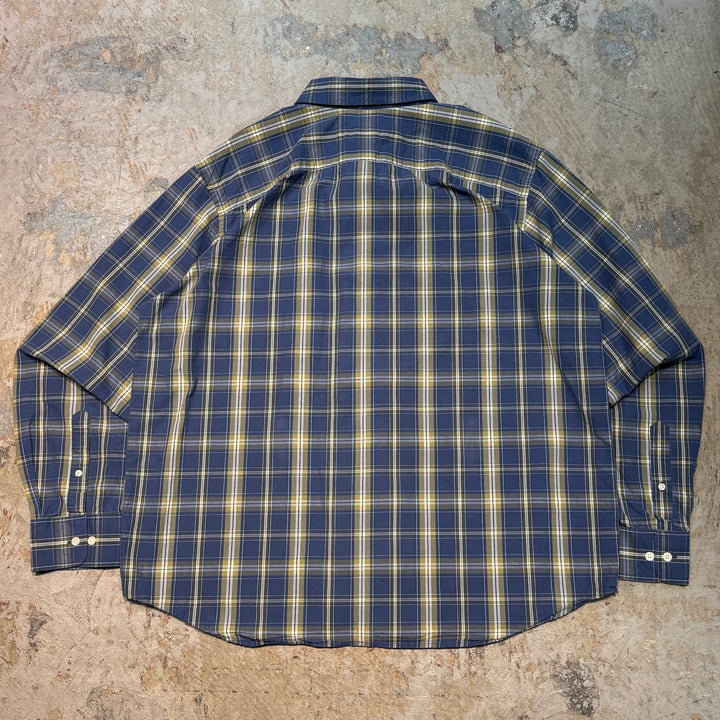 古着 Eddie Bauer/ エディー･バウアー/ 長袖シャツ/ チェック柄/ サイズXL