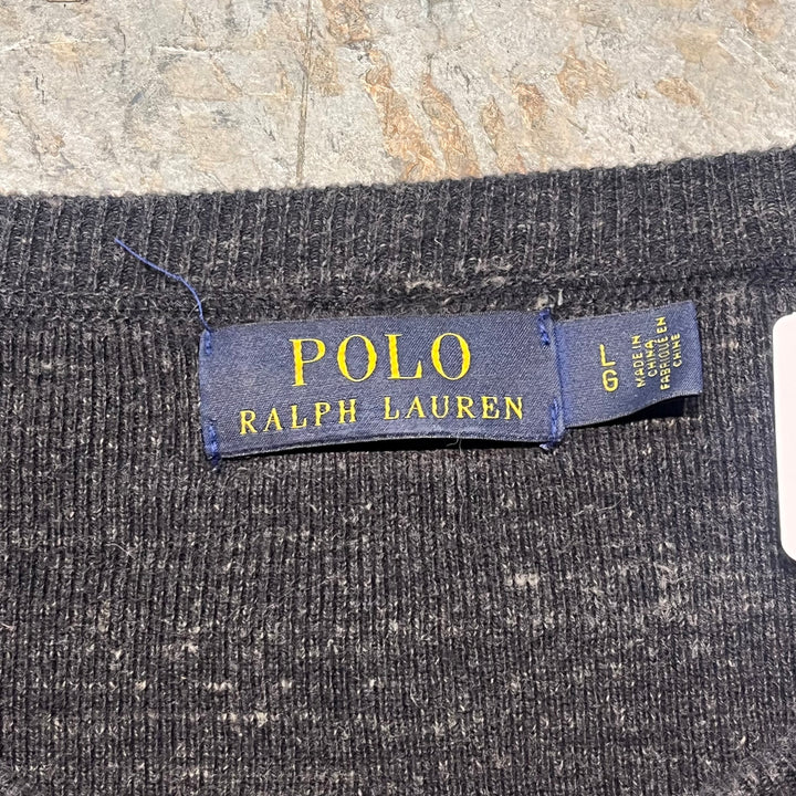 古着 POLO by Ralph Lauren/ ポロラルフローレン/  クルーネックニットセーター/ サイズL