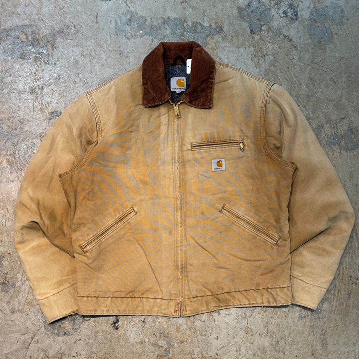 古着 USA製 carhartt/ カーハート/ デトロイトジャケット/ ダック地/ 裏地ブランケット/ 襟コーデュロイ/ サイズM